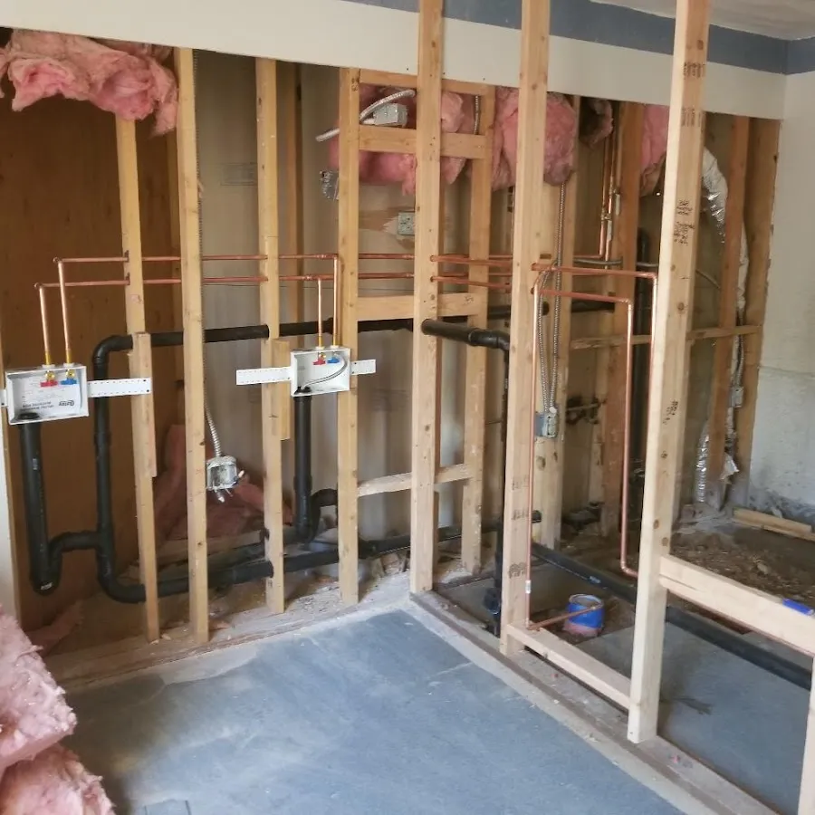 Rough-in copper and drain pipes for Drain Cleaning in Key West